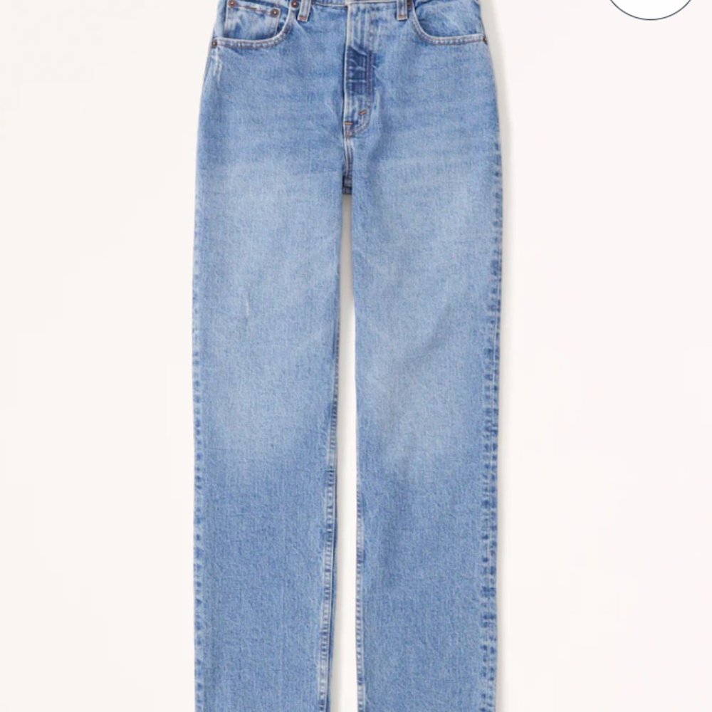 Abercrombie & fitch the 90’s straight ultra high rise size 6r /28 jeans